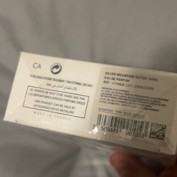 Creed Silver Mountain Water Men’s Cologne EDP 3.3oz 100ml White Box New - Picture 5 of 5